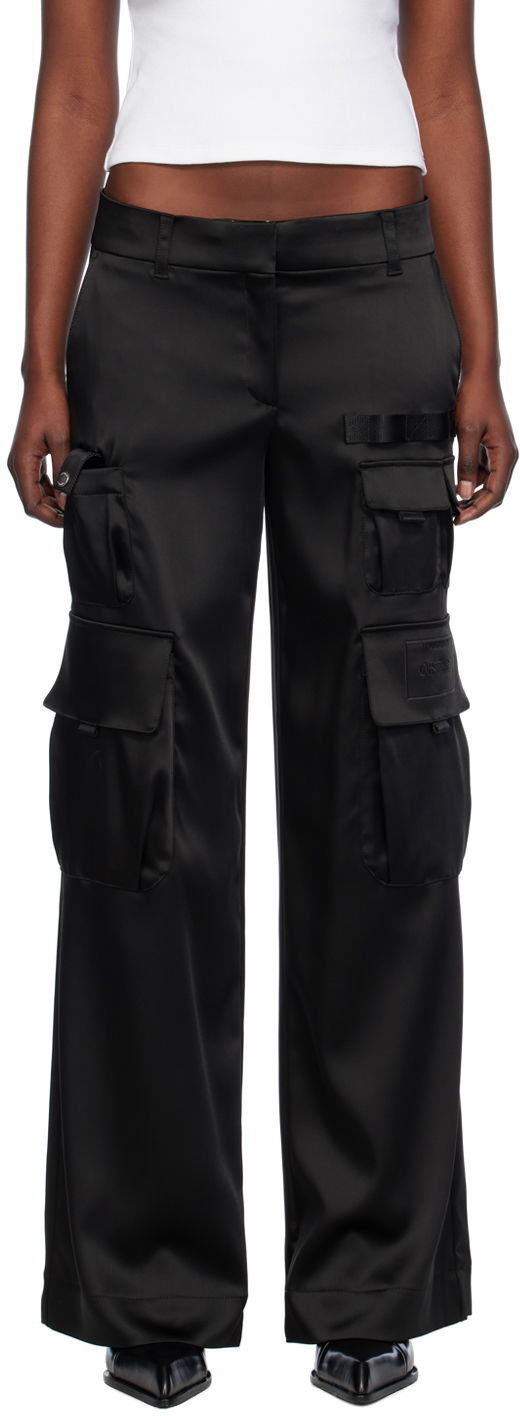 Housut Off-White Toybox Trousers Musta | OWCF017S24FAB0031010