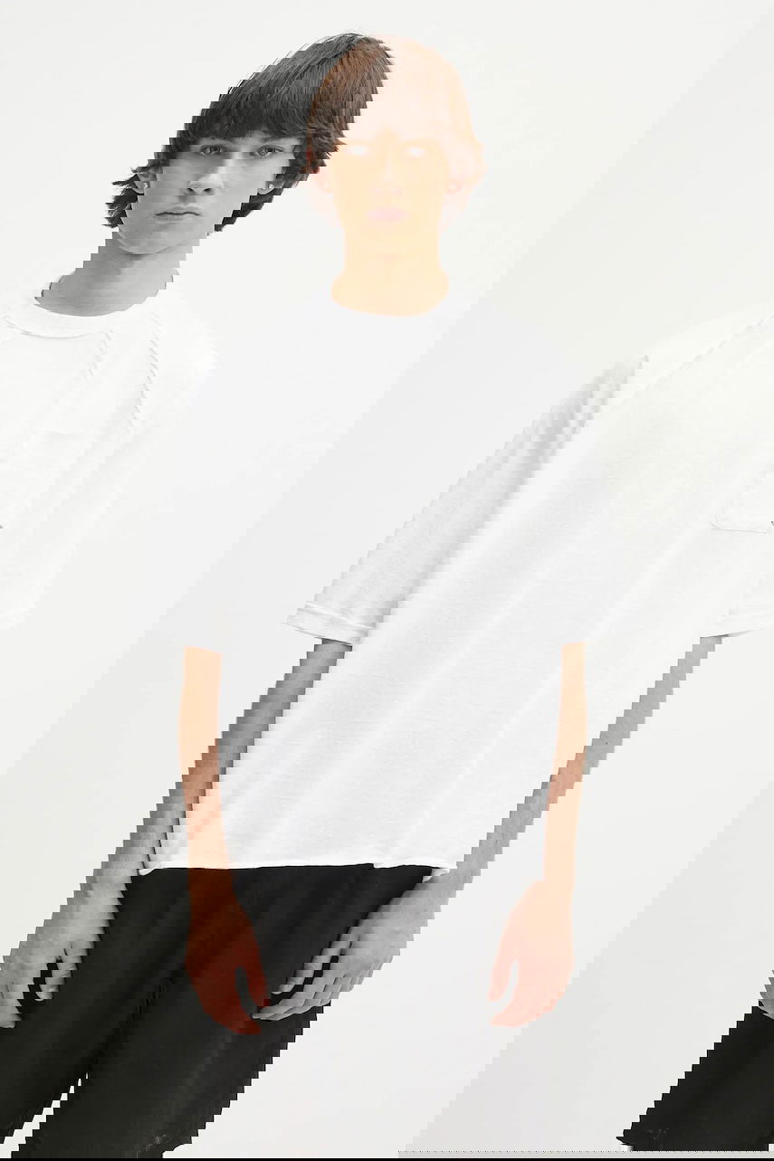 T-paita UNDERCOVER Undercover C/S Pocket T-Shirt Valkoinen | UC1E4817, 0