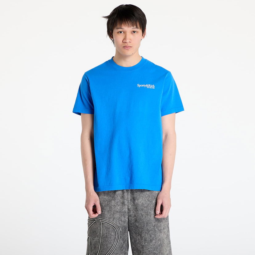 T-paita Sporty & Rich Sporty & Rich Health is Wealth T-Shirt Sininen | TO043622300BL67