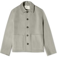 Takki AMI Double Face Wool Jacket Harmaa | HJK200-WV0022-263, 1