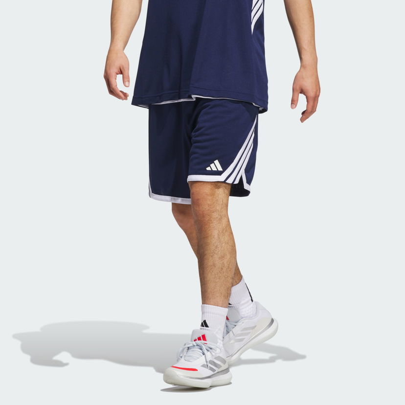 Shortsit adidas Performance 3G Speed Reversible Basketball Shorts Tummansininen | JM5105