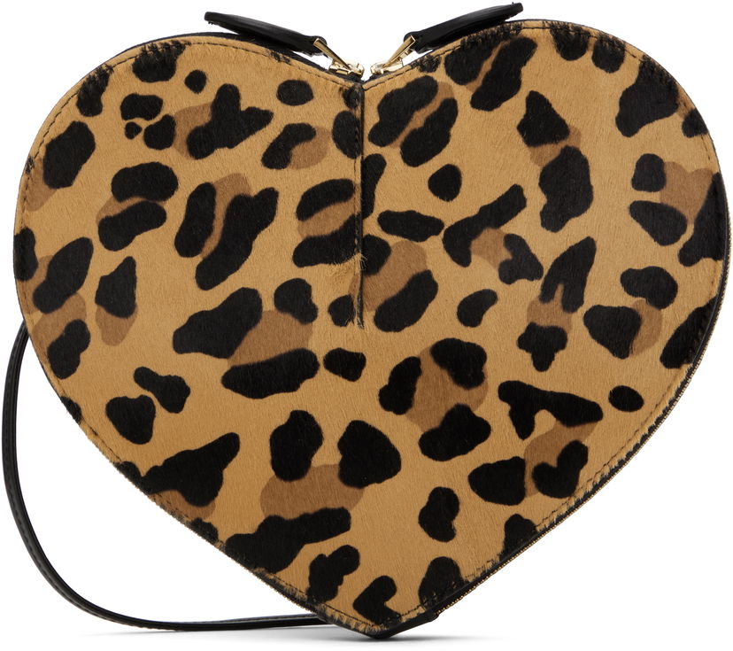 Käsilaukku Alaïa Leopard Print Heart Shaped Shoulder Bag Ruskea | AA1P003CA329