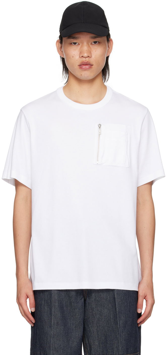 T-paita Helmut Lang Utility Pocket T-Shirt Valkoinen | O04HM596
