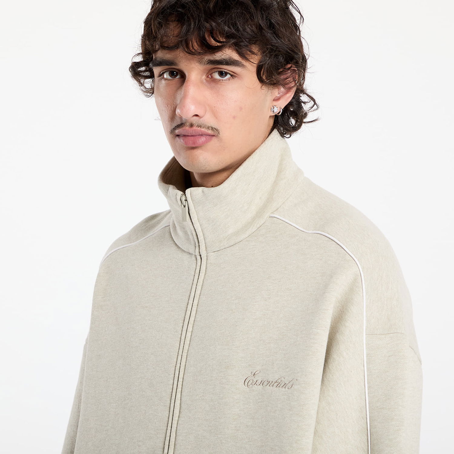Takki Fear of God Fear of God Essentials Modern Track Jacket Beige | 202SP256892F-312, 1