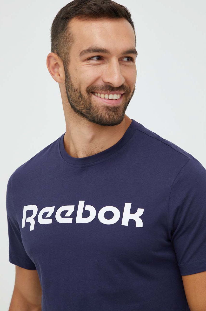 T-paita Reebok Linear Read Tee Tummansininen | GN5378, 0
