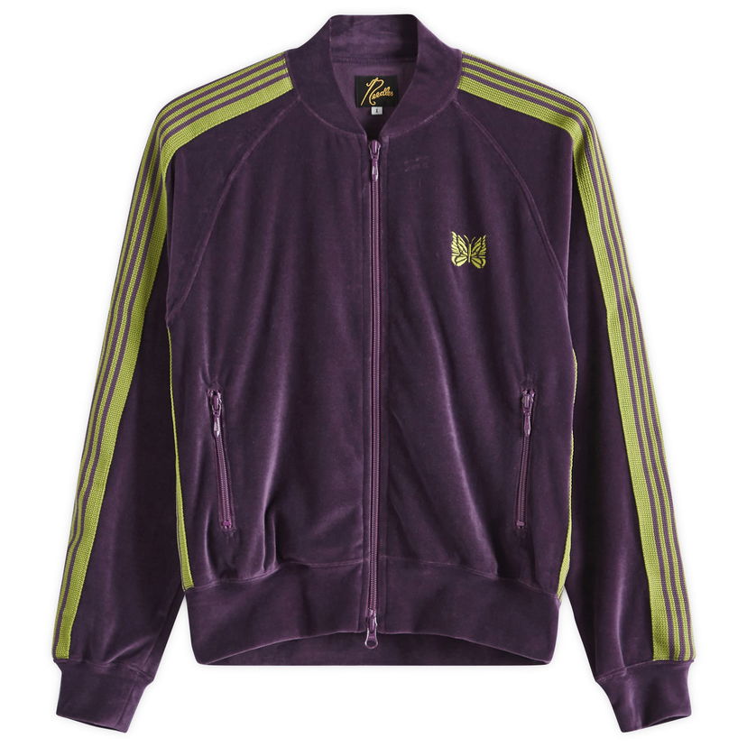 Verryttelypuku Needles Needles Women's Rib Collar Track Jacket, Size Large Violetti | QV319-A