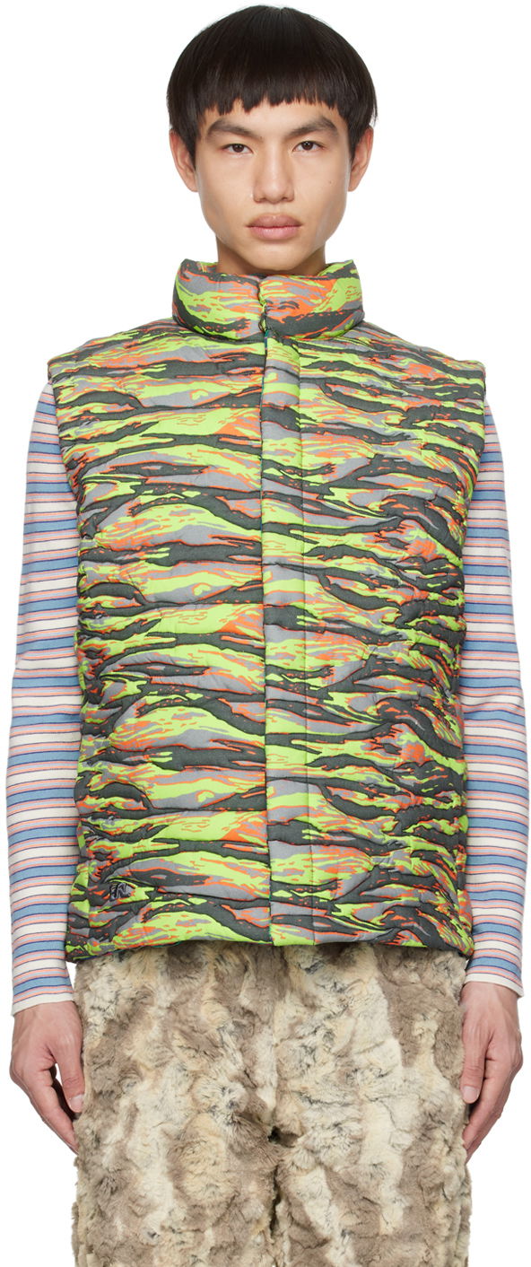 Liivi ERL Camo Down Vest Vihreä | ERL06J007, 0