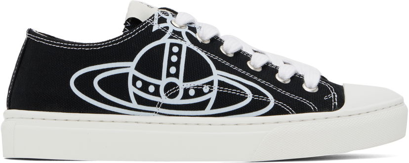 Vaatteet Vivienne Westwood Vivienne Westwood Low-Top Plimsoll Musta | 75020005M-W015B-