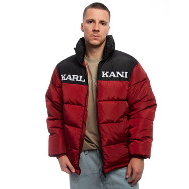 Puffer takki Karl Kani Karl Kani Retro Essential Puffer Jacket Punainen | PD00007603, 0