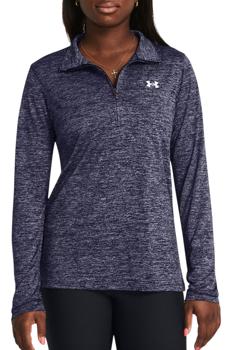 Huppari Under Armour Tech 1/2 Zip Sweatshirt Tummansininen | 1384225-410, 0