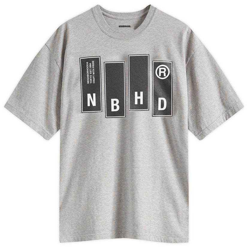 T-paita Neighborhood 26 Printed Harmaa | 241PCNH-ST26-GY