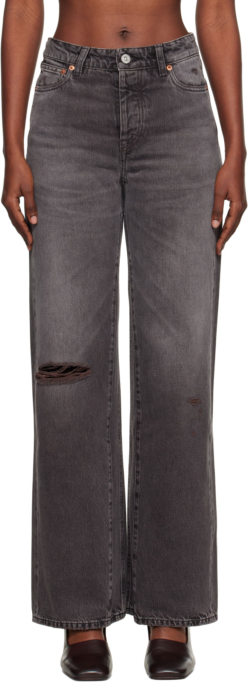 Jeans OUR LEGACY Our Legacy Treble Cut Jeans Harmaa | W4255TH