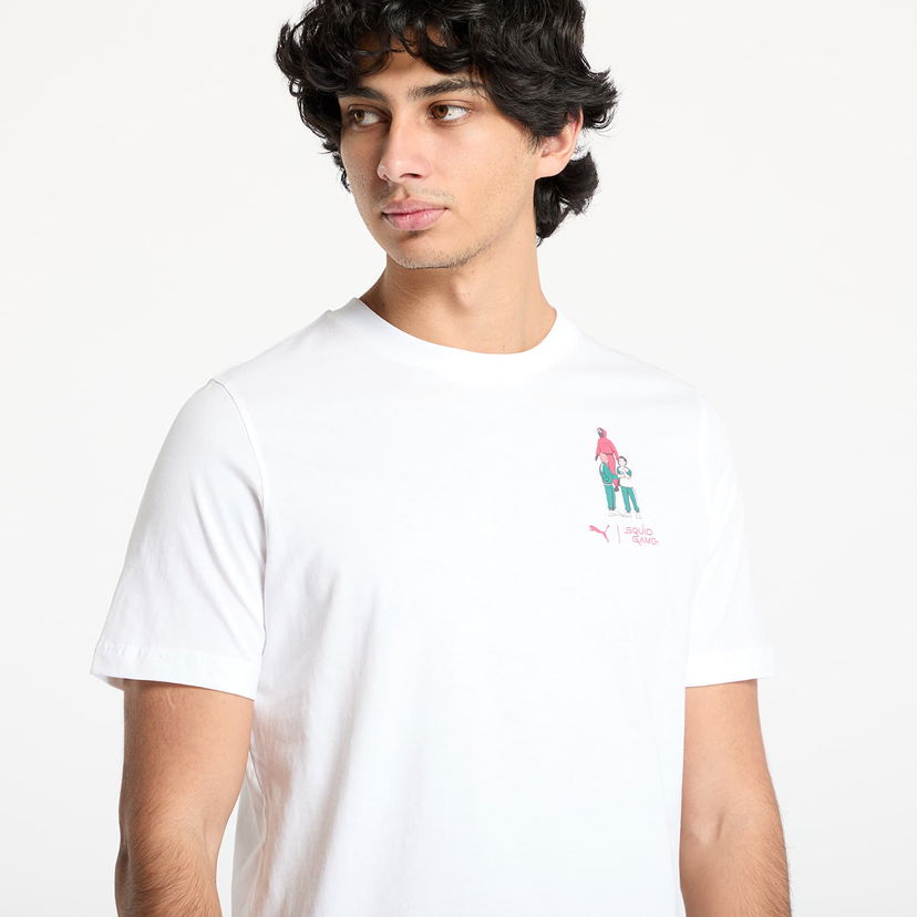 T-paita Puma x Squid Game T-Shirt Valkoinen | 627426-02