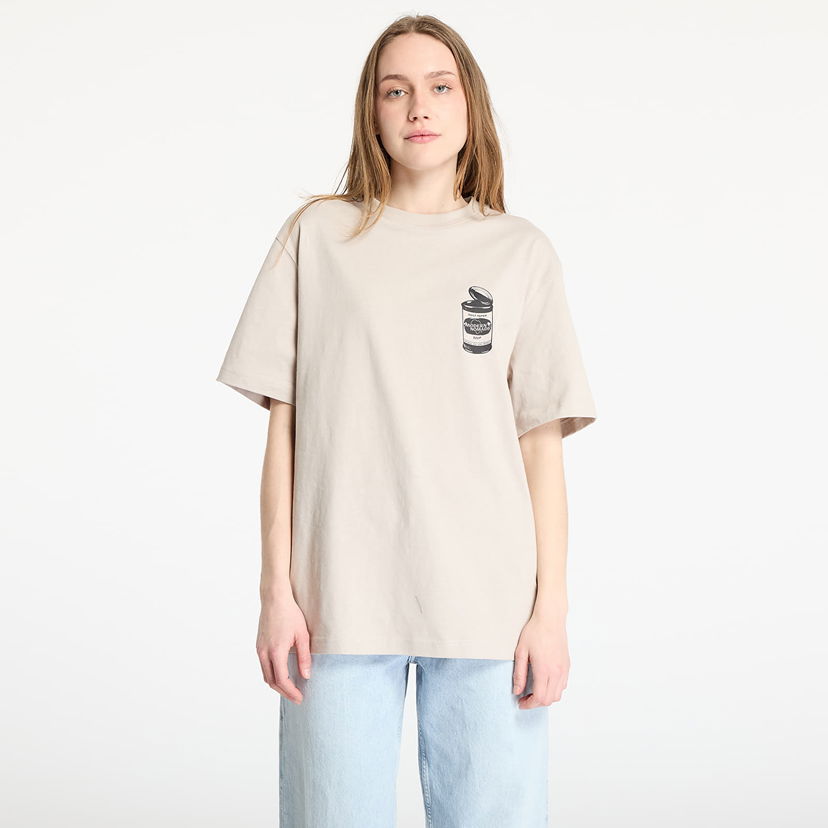 T-paita DAILY PAPER Daily Paper Soup T-Shirt Beige | 2511057