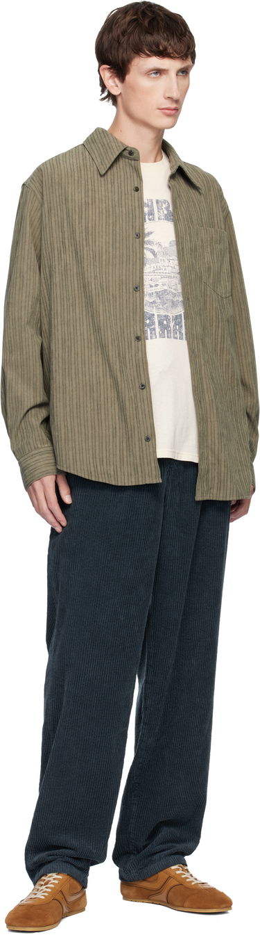 Housut ISABEL MARANT Nirlen Corduroy Drawstring Trousers Tummansininen | 24HPA0468HA-B4G03H, 3