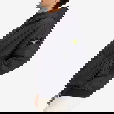 Takki Stone Island Crinkle Reps Nylon Hooded PrimaLoft Jacket, Size Large Musta | K2S154100013-V0026, 5