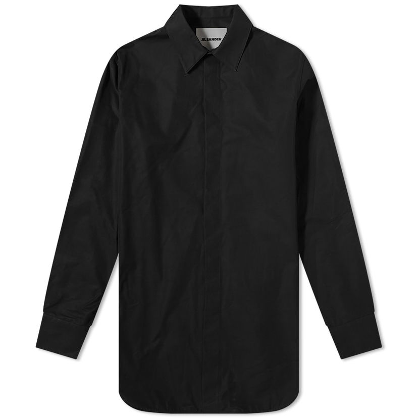 Paita Jil Sander Jil Sander Heavy Organic Cotton Shirt Musta | J21DL0004-J45002-001