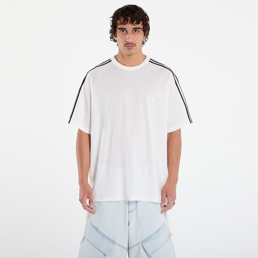 T-paita Y-3 Wire T-Shirt UNISEX Core White Valkoinen | JY8187