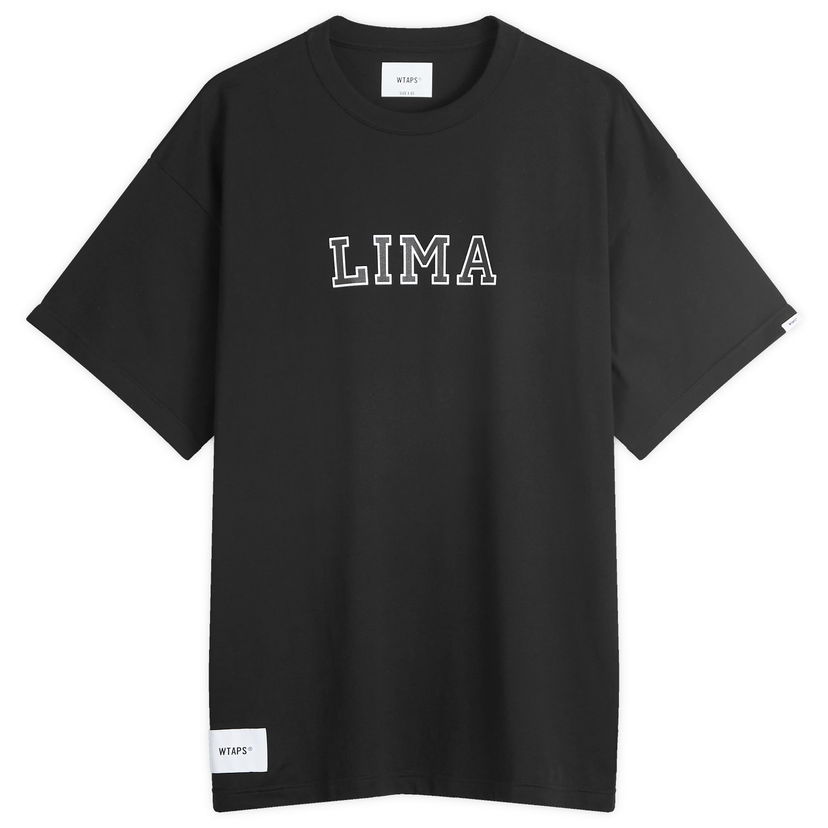 T-paita WTAPS Phonetic Print T-Shirt Musta | 242ATDT-CSM05-BLK