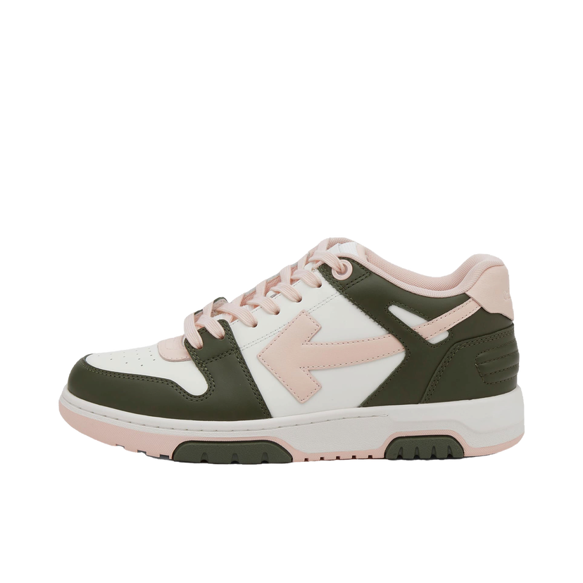 Tennarit ja kengät Off-White Out Of Office Calf Leather Military Sneakers Vihreä | OWIA259F24LEA0055631