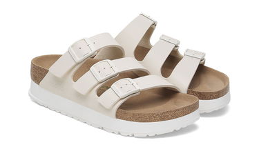Tennarit ja kengät Birkenstock Florida III PAP Flex Platform Birko-Flor Narrow Fit Sandals Beige | 1029751, 3