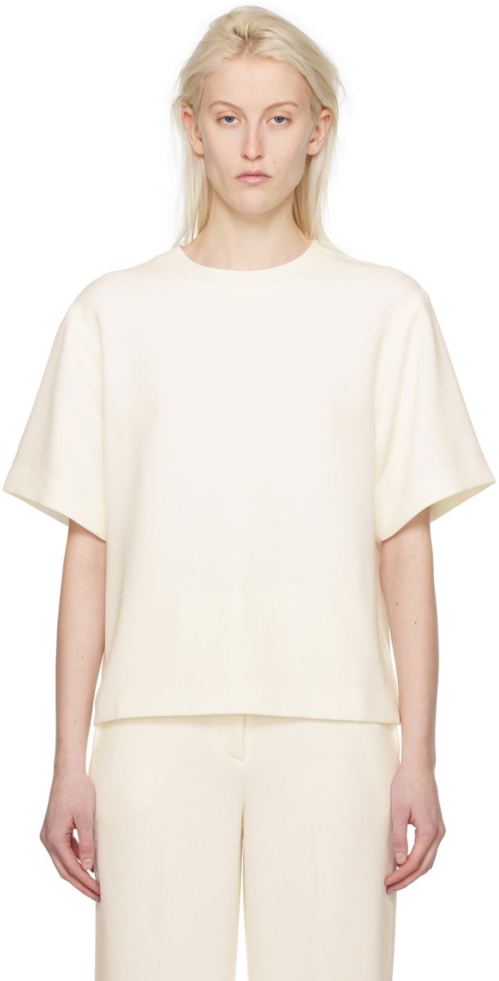 T-paita Anine Bing Maddie Short Sleeve T-Shirt Valkoinen | A-07-9806-100