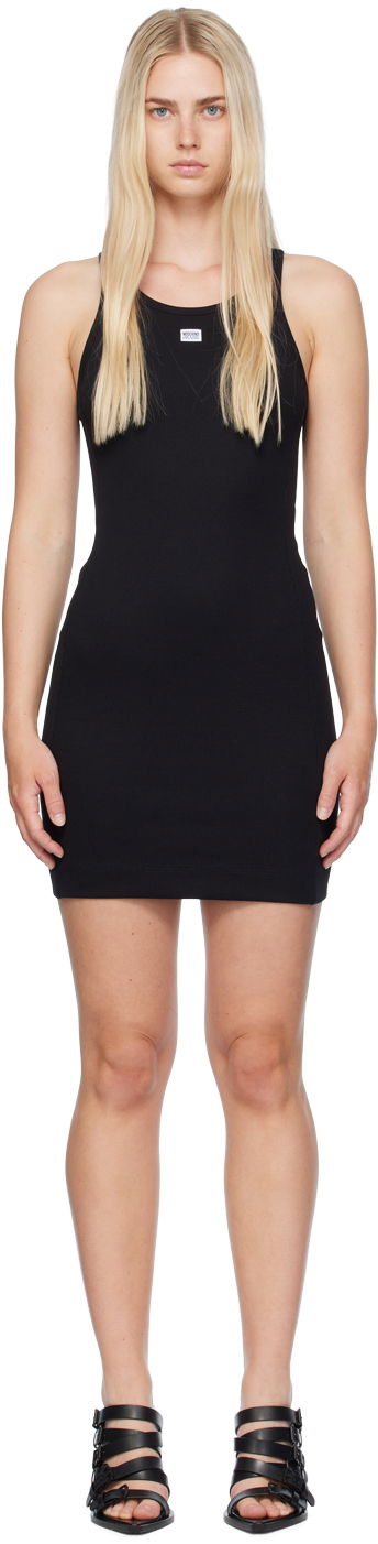 Mekko Moschino Moschino Jeans Patch Mini Dress Musta | 242K10446, 0