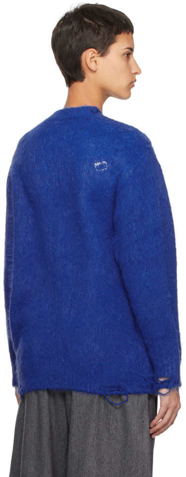 Villapaita ADER ERROR Rous Distressed Knit Sweater Sininen | BMADFWKT0304BL, 2