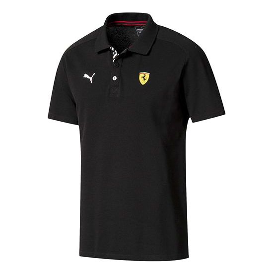 Poolopaita Puma Scuderia Ferrari Classic Polo Shirt Musta | 762387-02