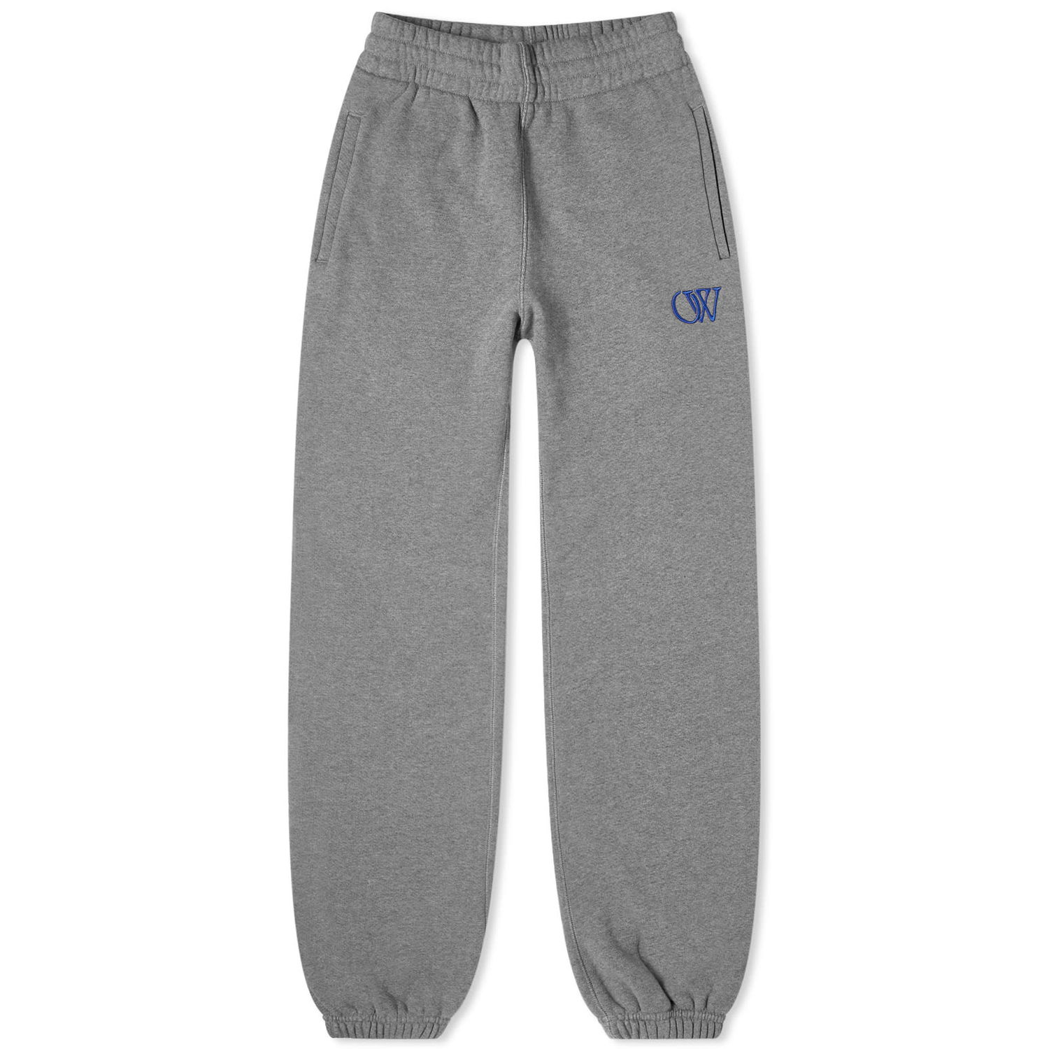 Verryttelyhousut Off-White Flock Cuff Sweatpant Harmaa | OWCH006S24FLE0010846, 0