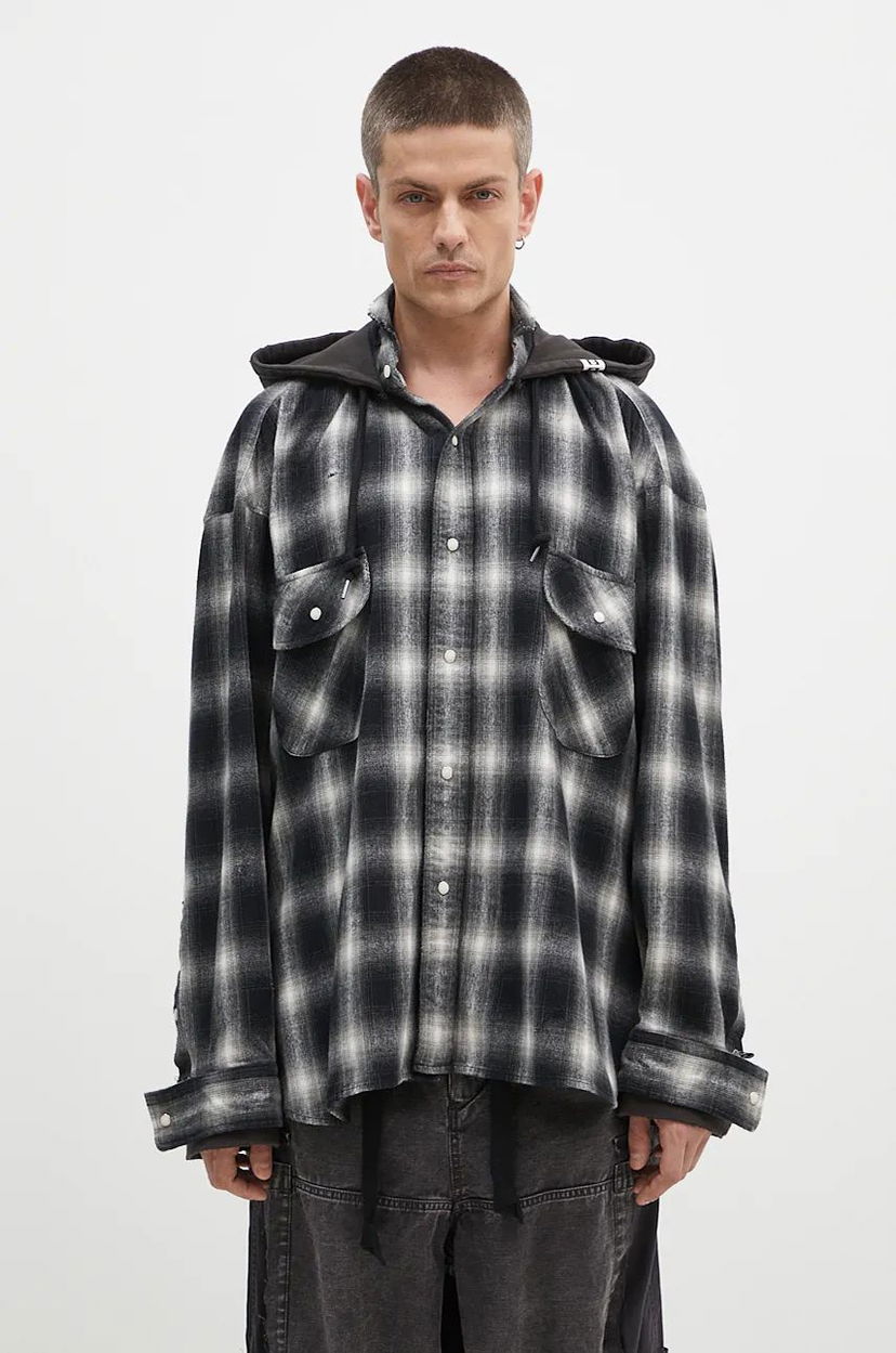 Huppari Maison MIHARA YASUHIRO Relaxed Fit Sweat Hoodie Musta | J13SH182