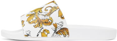 Tennarit ja kengät Versace Versace Jeans Couture Outline Barocco Pool Slides Valkoinen | E78YA3SQ4_EZS365, 2