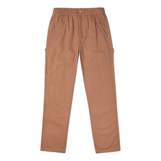 Cargo housut Converse Logo Straight Casual Pants Ruskea | 10020002-A04
