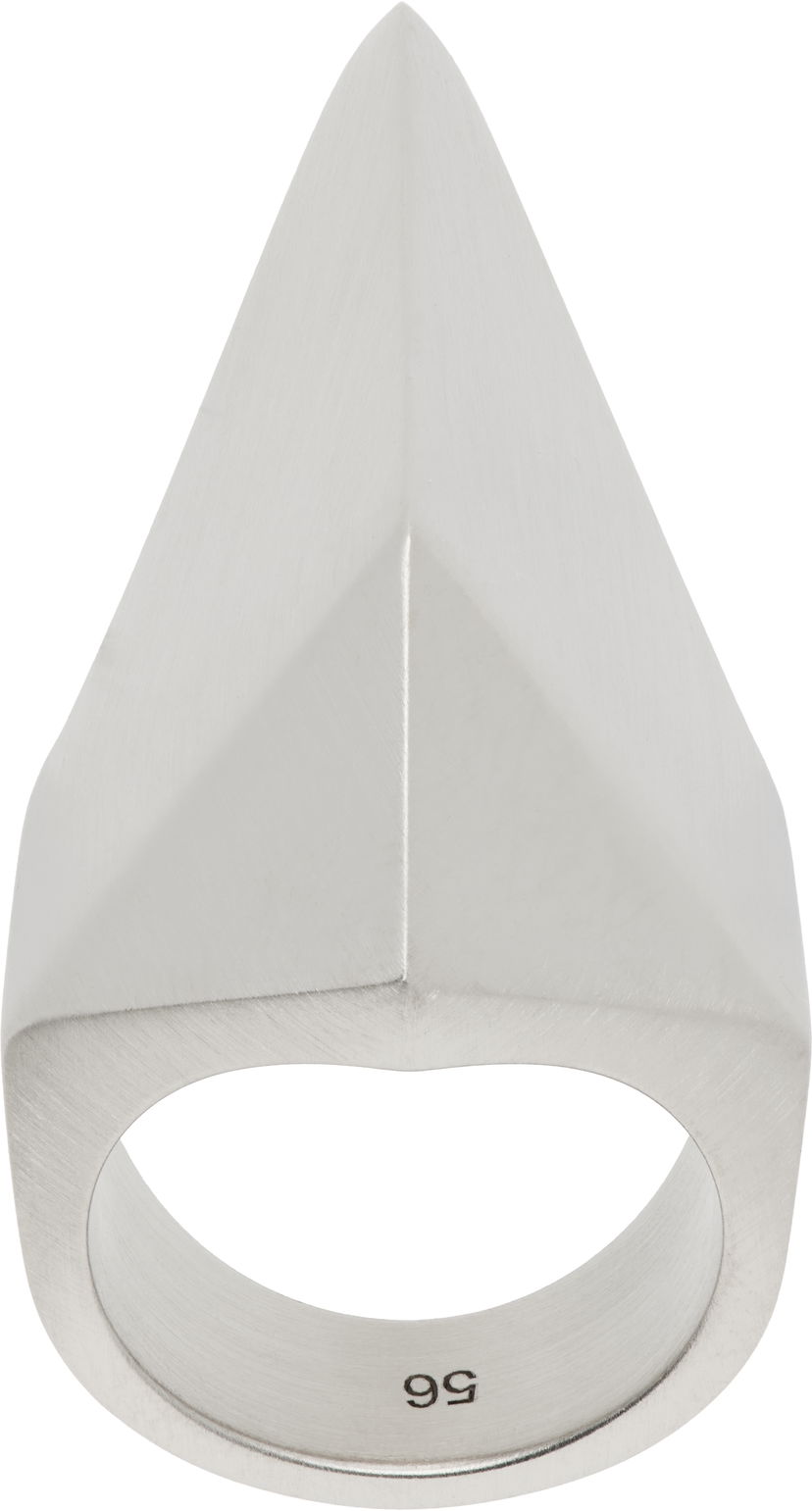 Sormus Rick Owens Rick Owens Hollywood Pyramid Ring Metallinen | RJ0000089 MMT