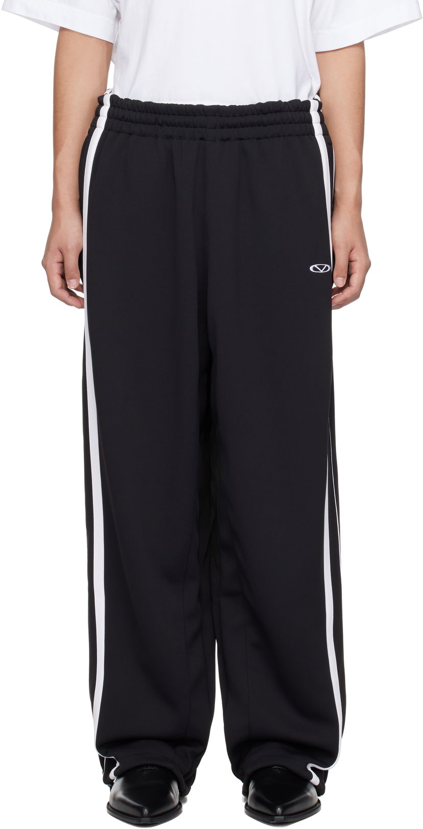 Verryttelyhousut VETEMENTS Vetements Oval Logo Gym Sweatpants Musta | UA66PA310B