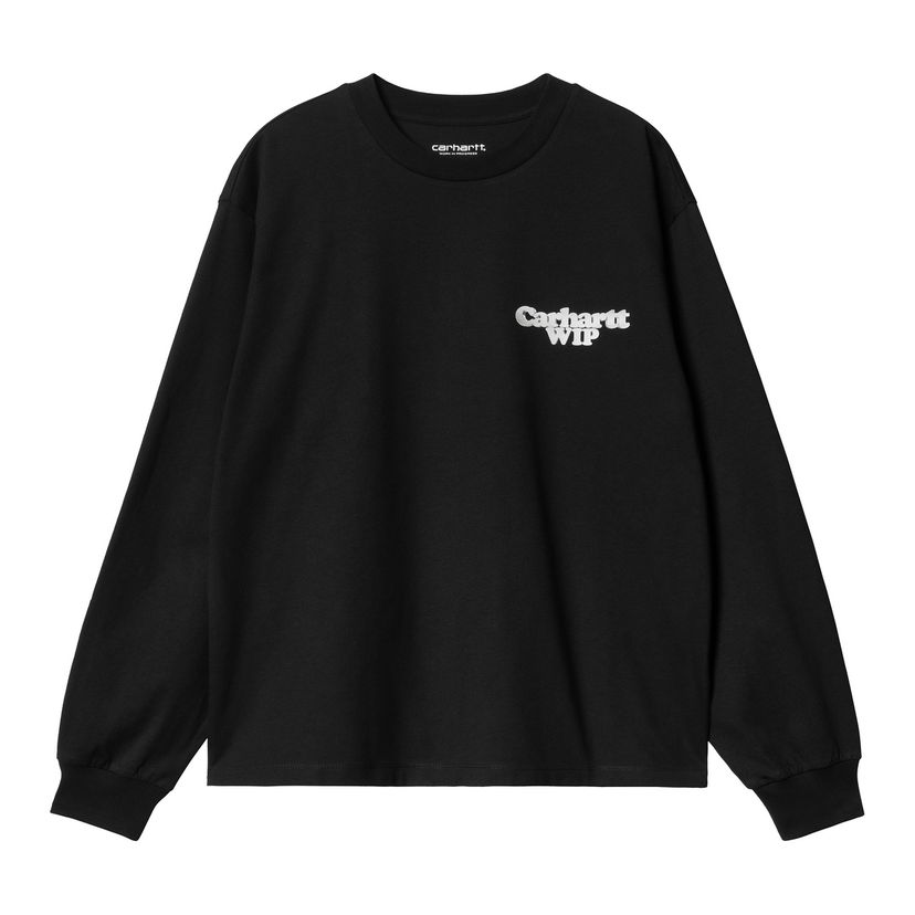 T-paita Carhartt WIP Long Sleeve Charms T-Shirt Musta | I034412_4