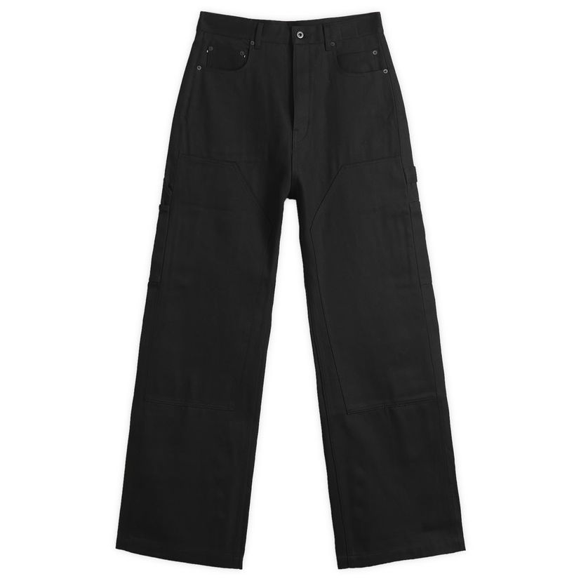 Jeans Rick Owens Geth Double Knee Jeans Size 30 Musta | DL01E6387-BLKJP-09