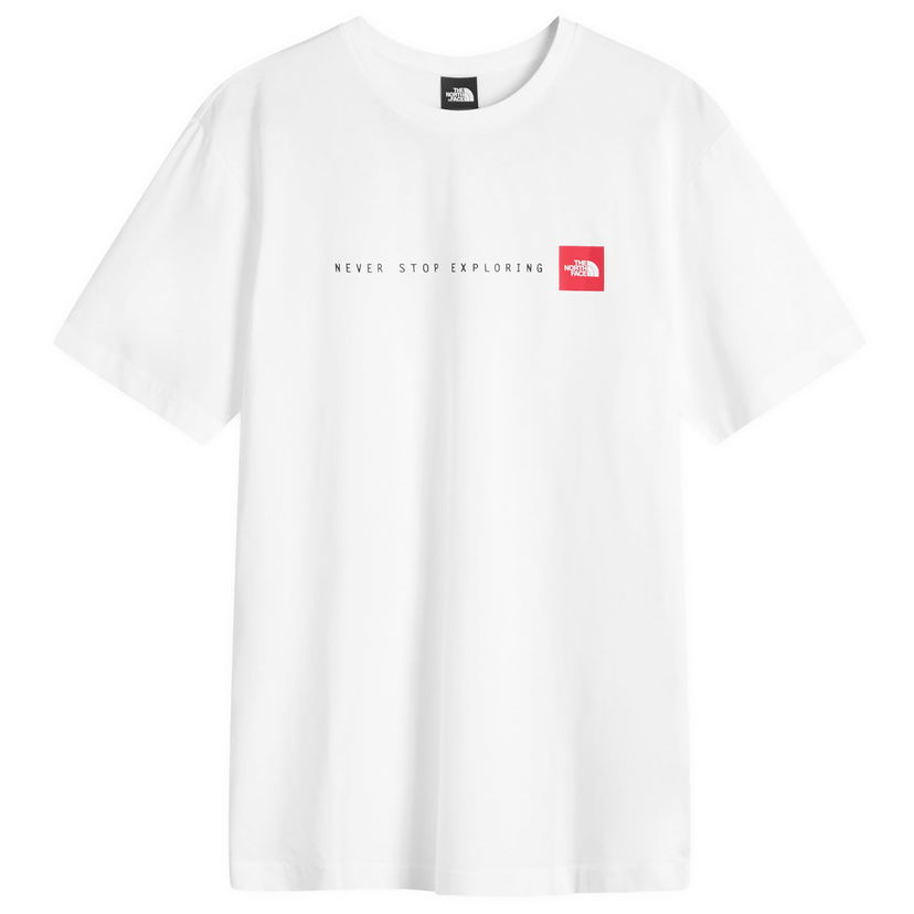 T-paita The North Face Never Stop Exploring T-Shirt, Size Small Valkoinen | NF0A87NSFN4