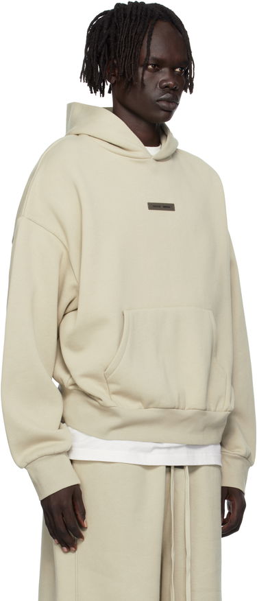 Huppari Fear of God Fear of God ESSENTIALS Classic Fit Fleece Hoodie Beige | 192SP252056F, 1