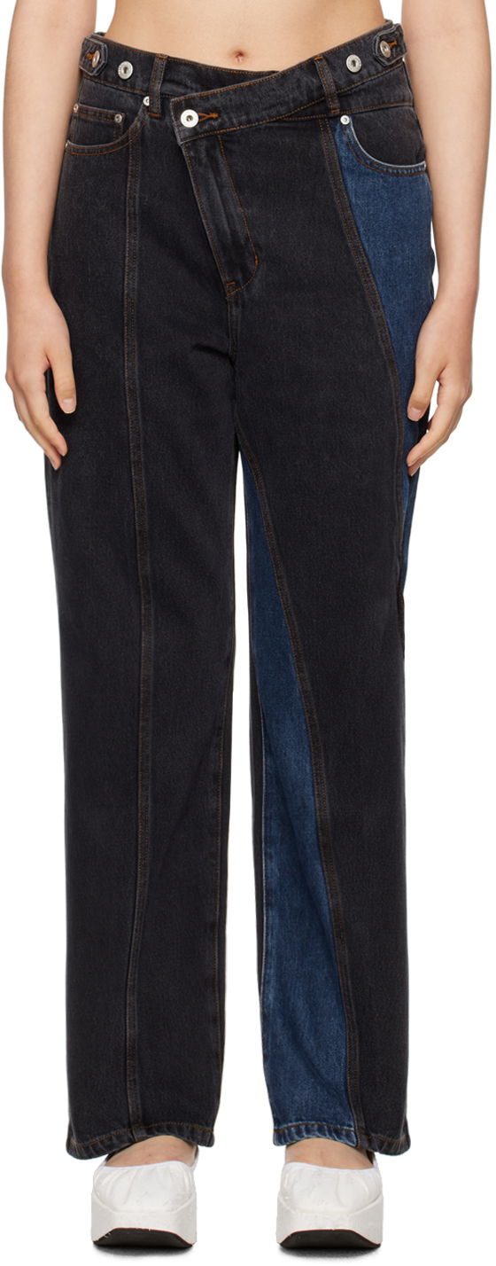 Jeans Feng Chen Wang Feng Chen Wang Paneled Jeans Sininen | FUF16TR19