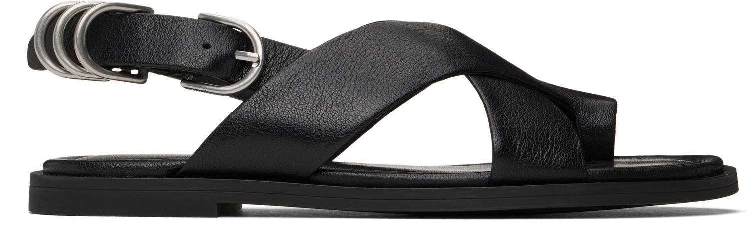Vaatteet rag & bone rag & bone Gia Leather Crossover Sandals Musta | WFF25SF1004LE04, 0