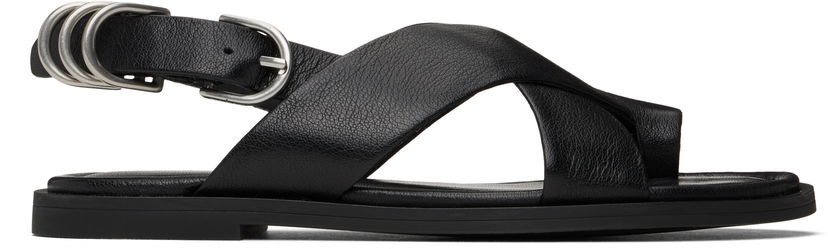 Vaatteet rag & bone rag & bone Gia Leather Crossover Sandals Musta | WFF25SF1004LE04