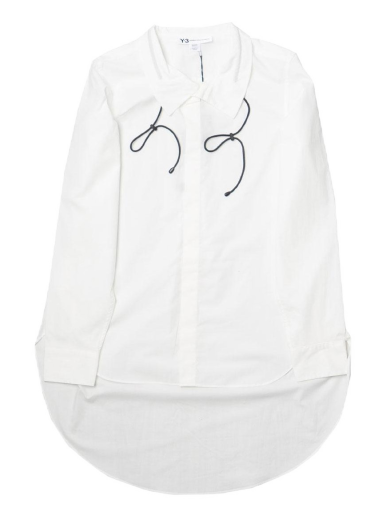 Paita adidas Originals Y-3 Tie-Cord Shirt Valkoinen | DP0738