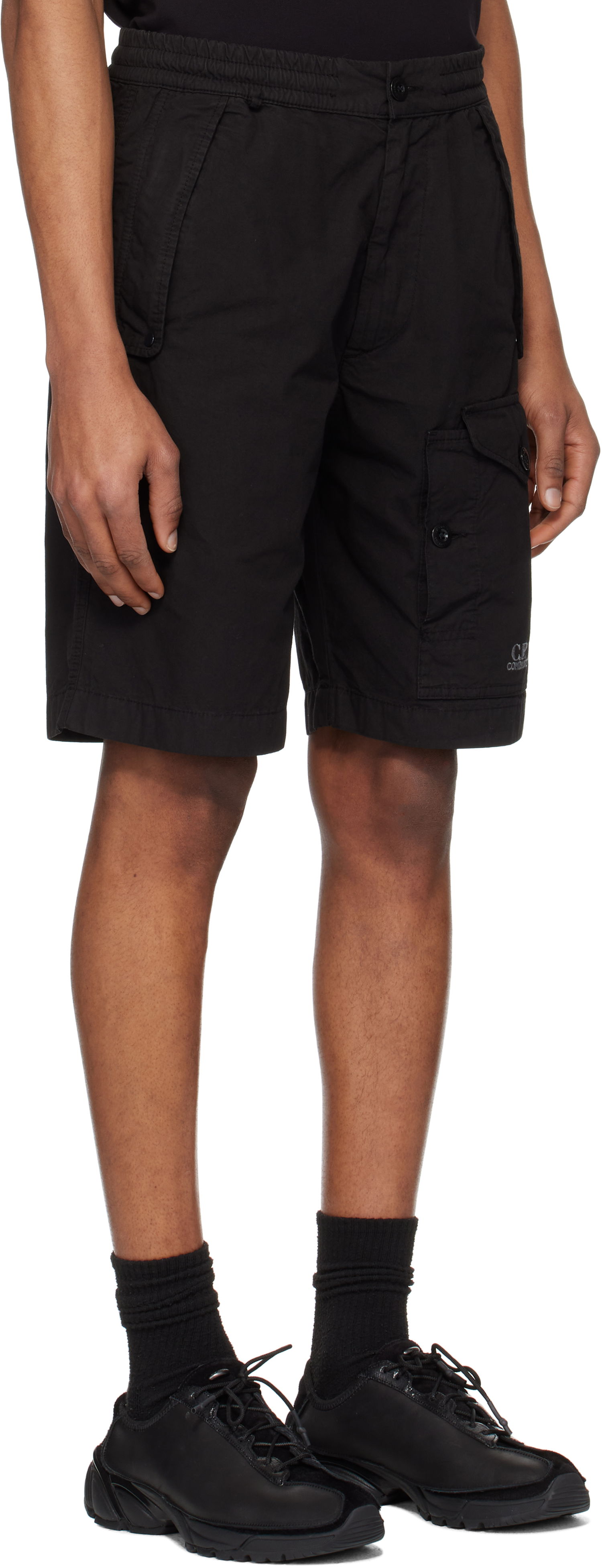 Shortsit C.P. Company C.P. Company Microreps Cargo Shorts Musta | 18CMBE060A-006475G, 1