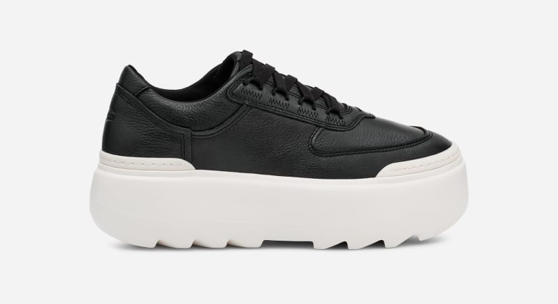 Vaatteet UGG ® Marin Mega Trainer for Women in Black/Bright White, Size 6, Leather Musta | 1133970-BBGW, 0