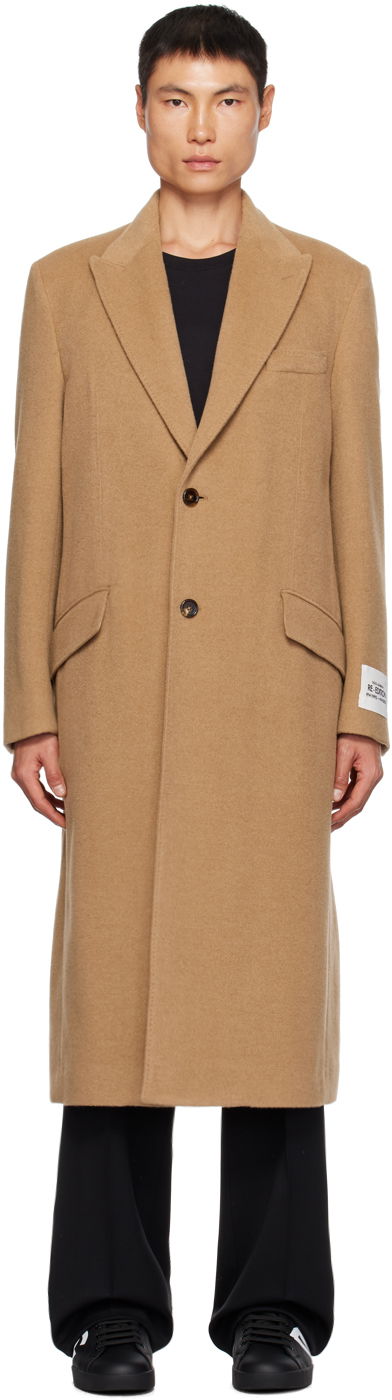 Takit Dolce & Gabbana Dolce & Gabbana Single-Breasted Coat Beige | G001STFU2L4