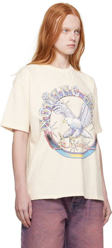 T-paita Rhude Rhude 'Notting Hill' Graphic Eagle T-Shirt Beige | RHPF25TT13012, 1