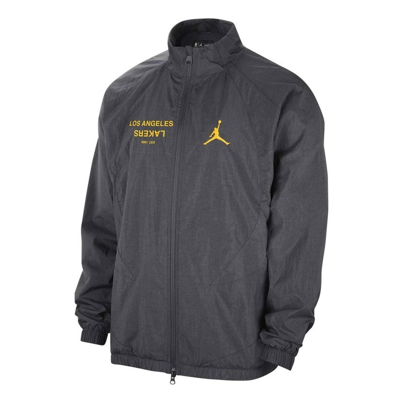 Tuulitakki Jordan Los Angeles Lakers Courtside NBA Jam Jacket Musta | FV8193-254