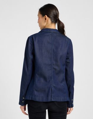 Takki Lee Relaxed Structured Blazer XS Tummansininen | 112370868, 0