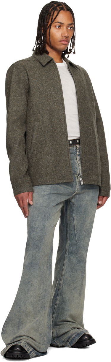 Jeans Rick Owens Flared Wide-Leg Distressed Jeans Concordians Bolan Sininen | RR02E1335 DWG, 4